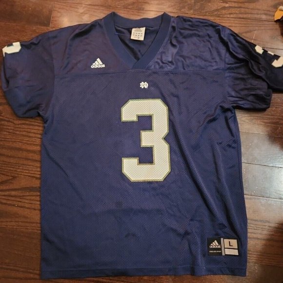 adidas Shirts Vintage Notre Dame Football Adidas Jersey Large 3